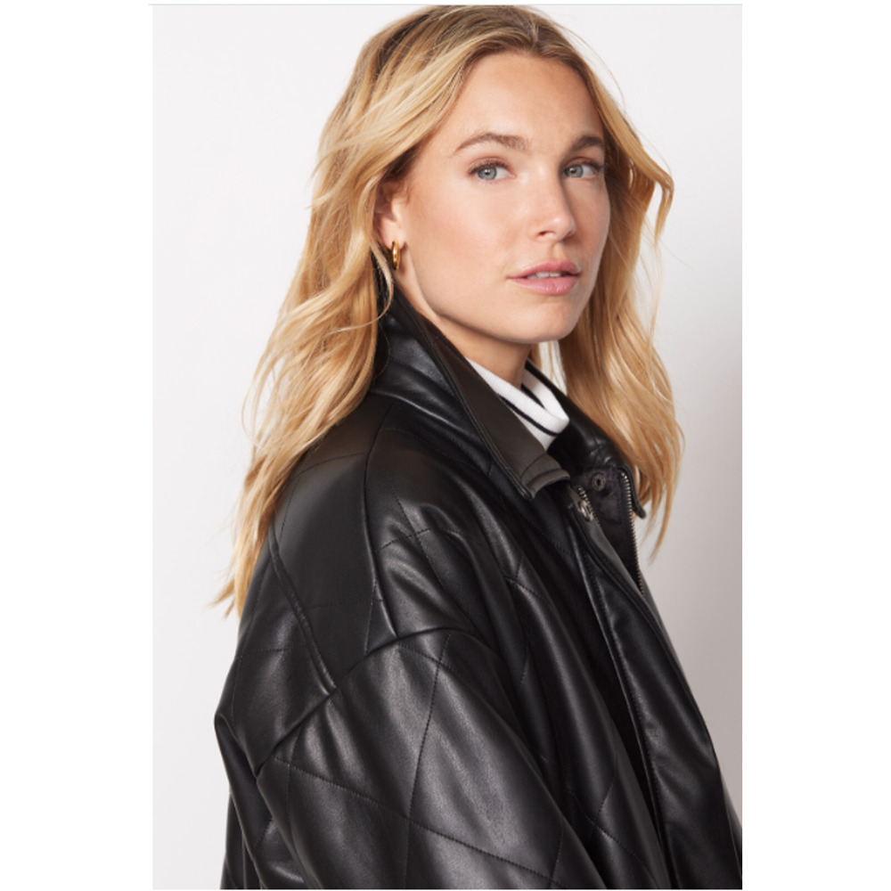 APPARIS NWT Stevie Vegan Leather Jacket in Black // M - Picture 3 of 14
